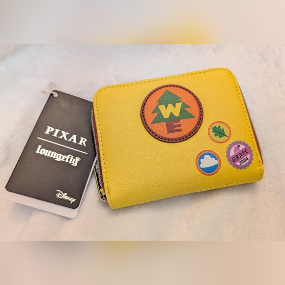 Loungefly Other - Loungefly Pixar Up Wallet Wilderness Explorer Russell Patches nwt